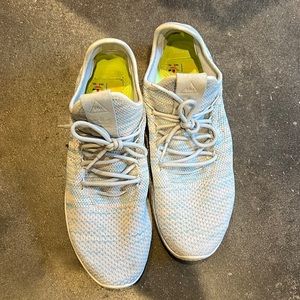 Mens Pharrell Williams + Adidas Originals HU tennis shoes